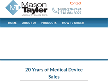 Tablet Screenshot of masontayler.com